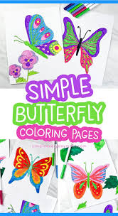 Copy colors coloring book kids activity. Printable Butterfly Coloring Pages For Kids Butterfly Coloring Page Spring Crafts For Kids Summer Coloring Pages