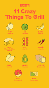 16 Crazy Things You Need To Try On The Grill Grilling Recipes Food Kiwi And Banana