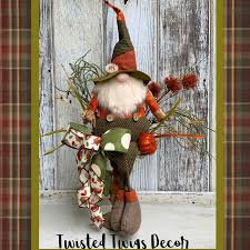 Gnome Decor Fall Decor Scarecrow Gnome Candlestick Decor Thanksgiving Decor Autumn Decor Fall Gnome Gnome Decoration For Fall Candle Stick Decor Christmas Crafts Gnomes Crafts