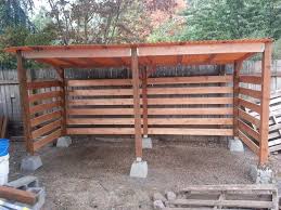 Firewood Storage Shed I Built In One Day Great Airflow Abri Bois Stockage De Bois Hangar A Bois