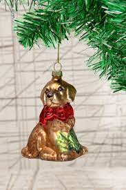 Maybe you would like to learn more about one of these? Glass Dog Christmas Decoration Christmas Decorations Christmas Bows All Things Christmas