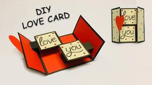 You don't need to wait for valentine's day to tell your chosen one, that you love them! How To Make A Love Card Love Greeting Cards Latest Design Handmade I Love You Card Ideas 244 Youtube