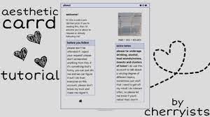To add a card to your account, visit the cards & accounts page accessible through: Aesthetic Carrd Co Tutorial Easy Quick Read Desc Youtube