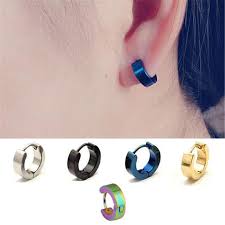 Check spelling or type a new query. Buy 1 Pair Punk Cool Stainless Steel Hoop Ear Studs Men Women S Pierced Earring Gift At Affordable Prices Free Shipping Real Reviews With Photos Joom
