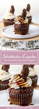 Beitrag Enthalt Werbung Schokoladen Cupcakes Mit Cremigem Espresso Topping Kaffee Und Schokolade In Einem Cu Schokoladen Cupcakes Cupcakes Leckere Cupcakes