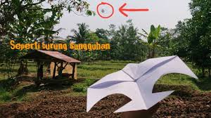 Membuat Burung Walet Dari Kertas Lipat Kerajinan Kertas Origami Youtube Di 2020 Origami Burung Walet Kertas