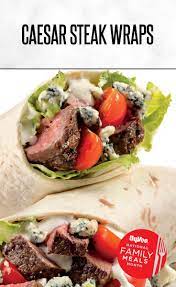 Caesar Steak Wraps Recipe Steak Wraps Recipes Steak Wraps Wrap Recipes