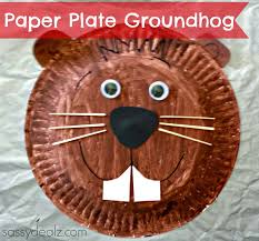 Groundhog Paper Plate Craft For Kids Crafty Morning Paper Plate Crafts For Kids Winter Crafts For Kids Crafts For Kids