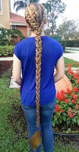 Braids Hairstyles For Super Long Hair 3x3 Braid Twinning With Haartraum Long Hair Styles Hair Styles Really Long Hair