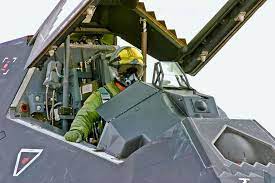 Its maiden flight took place in 1981 at groom lake, nevada, and the aircraft achieve operating status in 1983. Old But Gold Lockheed F 117 Nighthawk Stands On The Flight Line With Canopy Raised 21601440 Lockheed Stealth Aircraft Cockpit