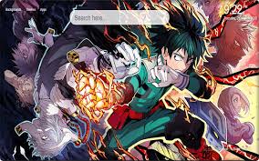 Обои по теме boku no hero academia. My Hero Academia Wallpaper Hd New Tab