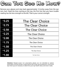 test your reading vision