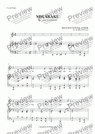Negaraku Download Sheet Music Pdf File