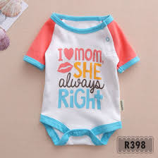 I Love Mom She Is Always Right Pakaian Bayi Baby Clothes Jumper Bayi Romper Bayi Baby Jumper Baju Bayi Baby Romper Baju Anak Pakaian Bayi Baju Bayi Baju Anak