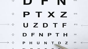 snellen eye chart for testing vision