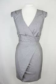 Asos Womens Dress 8 Us 4 V Neck Wrap Grey Cocktail Evening Wedding Race A111 Fashion Clothing Shoes Access Womens Long Dresses Cocktail Skirts Asos Women