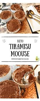 Keto Tiramisu Mousse Recipe Food Low Carb Desserts Keto