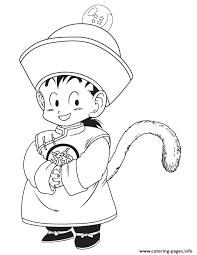 Gohan coloring pages for kids online. Dragon Ball Z Kid Gohan Coloring Page Coloring Pages Printable