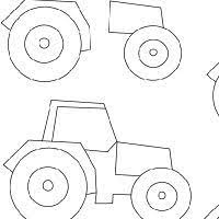 Esquisse d'un vieux tracteur de fermier. Dessin Tracteur Coloriage Tracteur Dessin Dessin Coloriage