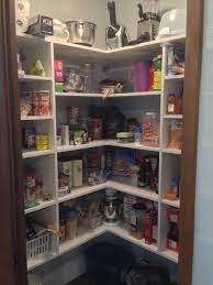Corner Corner Pantry Shelves Pantry Shelving Systems U Kitchen Appliances And Brilliant L Shaped White With Tiered Wall Shelves Brilliant Corner Mutfak