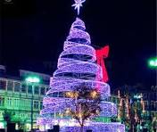 LED 3D Christmas Tree Motif Light for Street Decoration