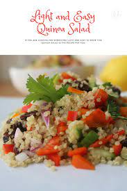 Light And Easy Quinoa Salad A Simple Tweak Recipe Easy Quinoa Salad Easy Salad Recipes Easy Quinoa