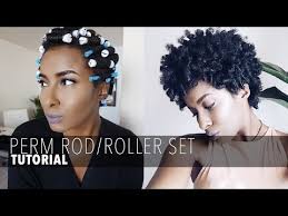 Sleep in hair rollers hair curlers rollers curled hairstyles cool hairstyles wet set roller set hair shampoo perm natural oils. Perm Rod Roller Set On Short Natural Hair Ambrosia M Video Beautylish