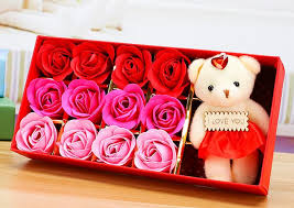 Now you can shop for it and enjoy a good deal on aliexpress! Valentines Day Creative Scented Flower Gifts Soap Roses With Cute Teddy Bear Floral Decor Flowers