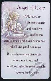 Angel Of Care Love Positive Words We All Have Gaurdian Angels Angel Quotes Angel Messages Angel Blessings
