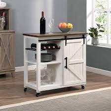 We did not find results for: Amazon Com Firstime Co White Westport Barn Door Kitchen Cart White Wood 31 5 X 16 75 X 31 5 Inches Kitchen Islands Carts