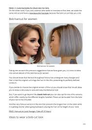 Who says you have to cut your hair short to have a stacked bob? Bob Haircuts For Women 2020 Speaker Deck