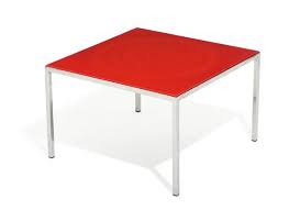 Rated 4.2 out of 5 stars. Panton Verner A Rare Square Coffee Table With Chromed Metal Frame And Red Enamel Top Mutualart
