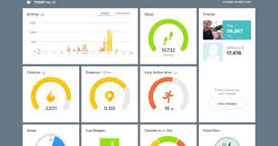 The Fitbit Online Dashboard Is Great For Seeing All Your Data In A Glance Workout Accessories Data Dashboard Fitbit