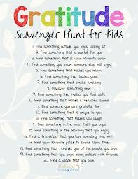 The Best Gratitude Scavenger Hunt For Kids And Adults