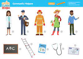 If you're planning a kindergarten community helpers unit, you'll want to. Community Helpers Worksheet Match Super Simple