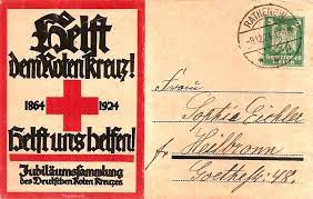postal red cross alemania imperio red cross ori dr 0112 red cross