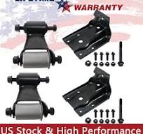 Rear Leaf Spring Hanger Bracket and Shackle Kit for Chevy Silverado GMC  Sierra