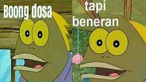 Stiker Wa Tapi Bohong Sekumpulan Meme Lucu Dari Karakter Kartun Animasi Spongebob Yang Beberapa Bulan Lalu Pernah Menjadi Meme Vi Spongebob Meme Comics Pikachu