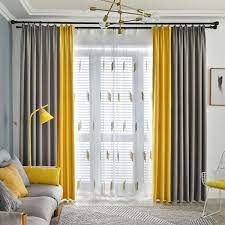 Gray and yellow decor best mobel yellow living room lounge chair fresh palettenmobel lounge 0d. Matching Darkening Window Curtain Panel For Great Room White 4 Prong Pinch Ple Yellow Curtains Living Room Grey Curtains Living Room Living Room Decor Curtains