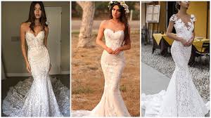 Graceful lacy in mermaid wedding dresses is truly amazing. 60 Beautiful Mermaid Wedding Dresses For Your Special Day