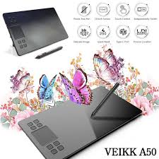 Choose from the top 10 drawing tablets at today's lowest prices. Veikk Graphics Drawing Tablet A50 Digital Drawing Tablet 10x6 Inches Art Design Pad Shopee Malaysia