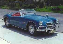 Image result for Mineral Blue 1961 MG