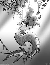 Rescue Sirens Kelby Tangled 10 X 13 Print Mermaid Art Mermaid Drawings Art