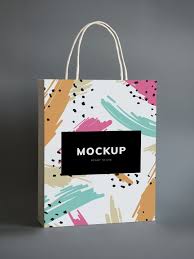 Baixe Maquete De Saco De Papel Colorido Compras Gratuitamente Bag Mockup Mockup Free Psd Graphics Design Ideas