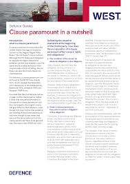 These may specify that the buyer has a maximum number of days in. Https Www Westpandi Com Getattachment 786542da 2969 40b6 9800 84a3e2f252a0 Defence Guide Clause Paramount 4pp V2 Lr Pdf