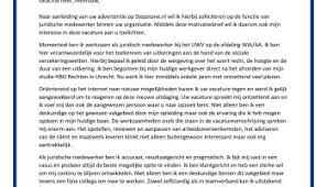 Sollicitatiebrief Juridisch Medewerker Sollicitatiebijbel Nl