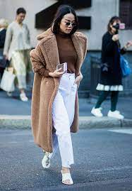 Four Cool Outfit Ideas That Demonstrate How To Wear White Jeans And Look Modern From Skinny How To Wear White Jeans Chic Winter Outfits Pretty Winter Outfits