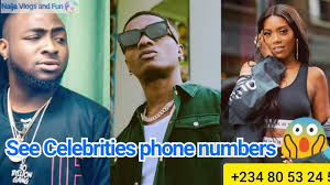 Nigerian Celebrities Phone Numbers Revealed Youtube