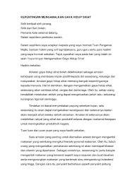 Check spelling or type a new query. Kepentingan Mengamalkan Gaya Hidup Sihat