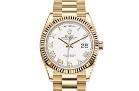 This movement debuted in 1988. Rolex Day Date 36 M128238 0076 Gassan Diamonds